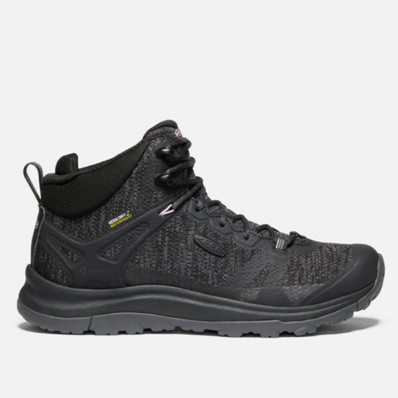 Keen Terradora II Mid Waterproof Size 9 Black/Magenta - Picture 1 of 4